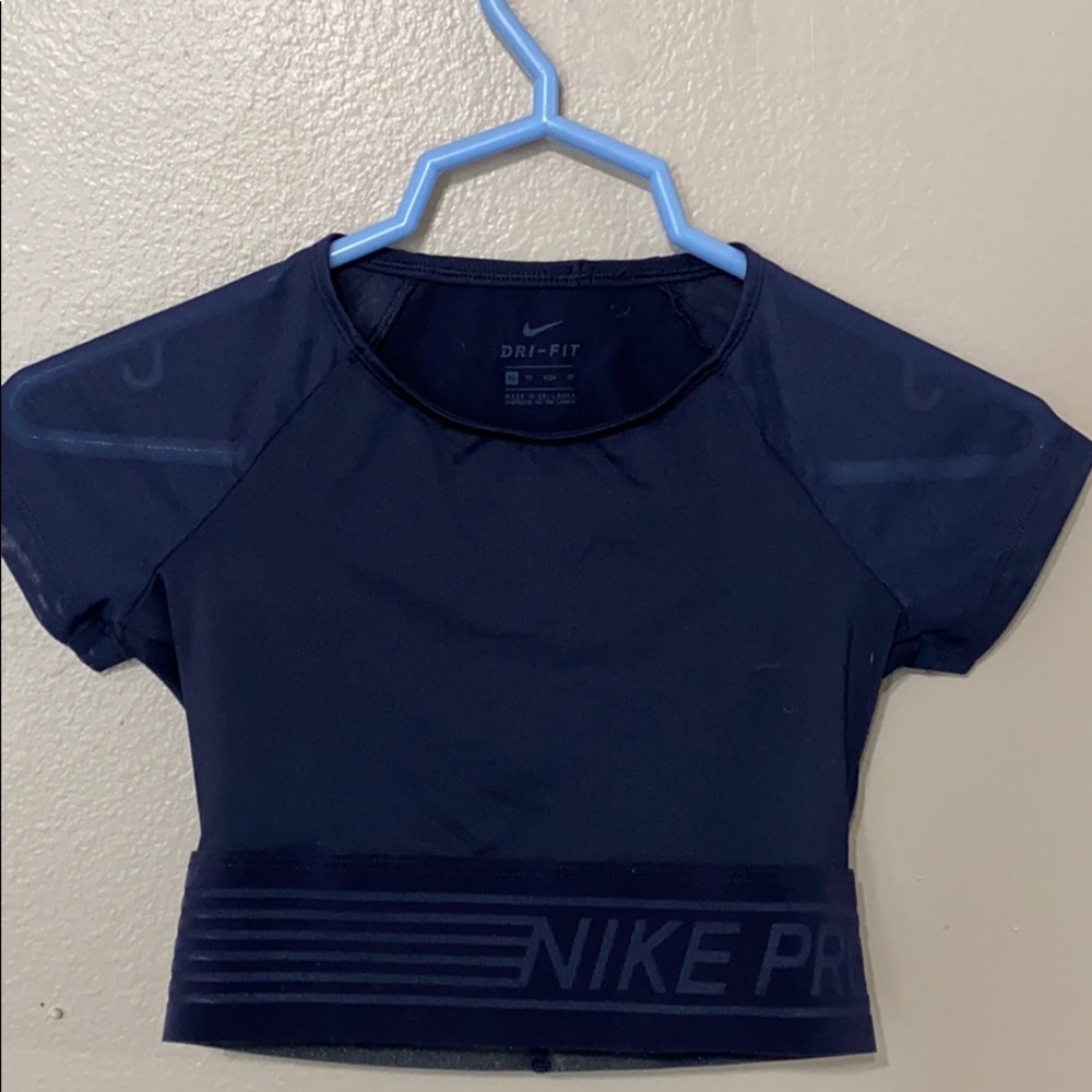 Nike mesh crop top